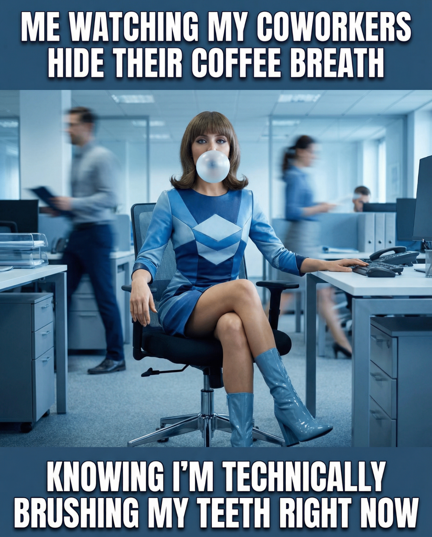 AI-generated social meme